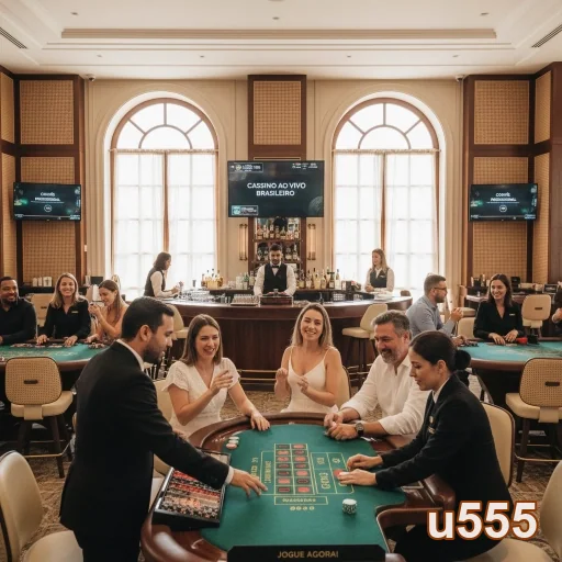 Suporte VIP e cassino ao vivo no u555