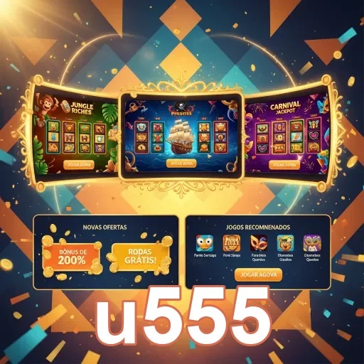 Jogos de slots no u555 com temas populares e prêmios.