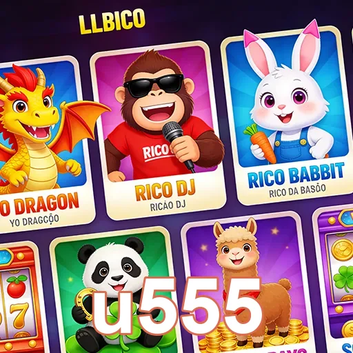 u555 apresenta slots com personagens variados e divertidos.