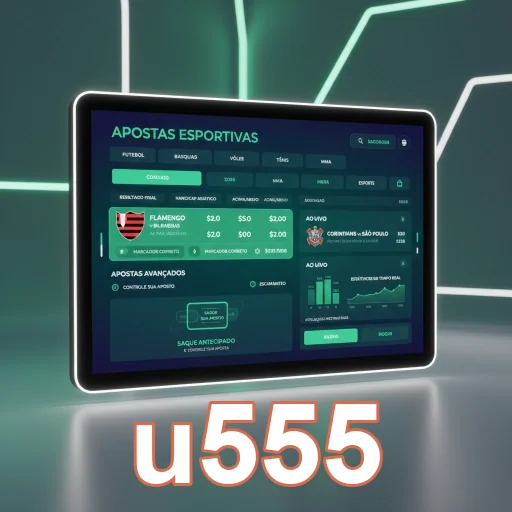 u555 interface de apostas esportivas em dispositivo móvel.